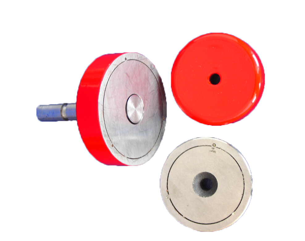 Alnico lauj kaub hlau nplaum nrog countersunk qhov