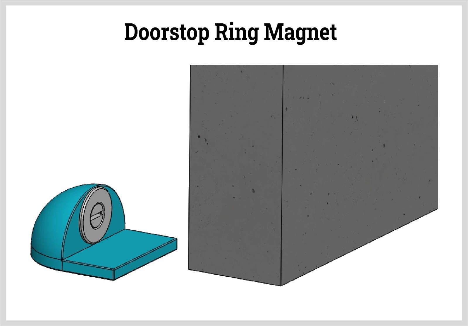 Magnes pierścieniowy do drzwi