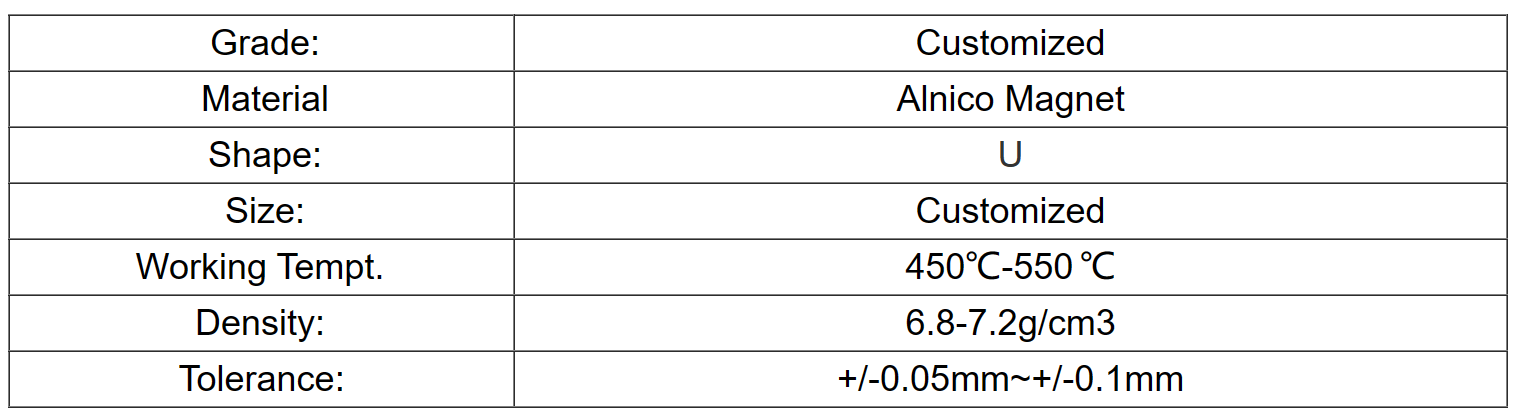 AlNiCo Magnet customized